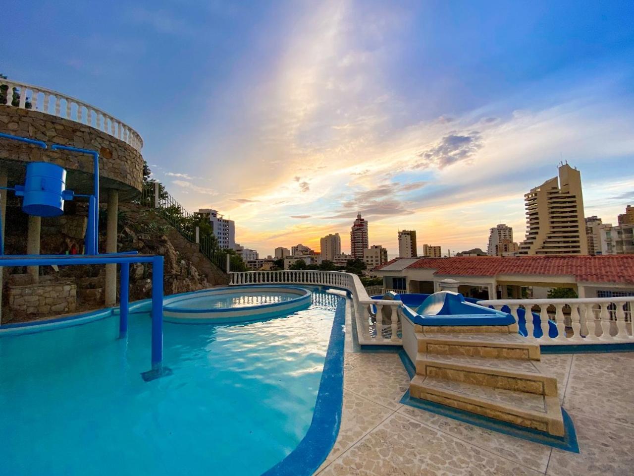 Hotel Cabanas Villa Roca, Rodadero Санта-Марта Екстер'єр фото